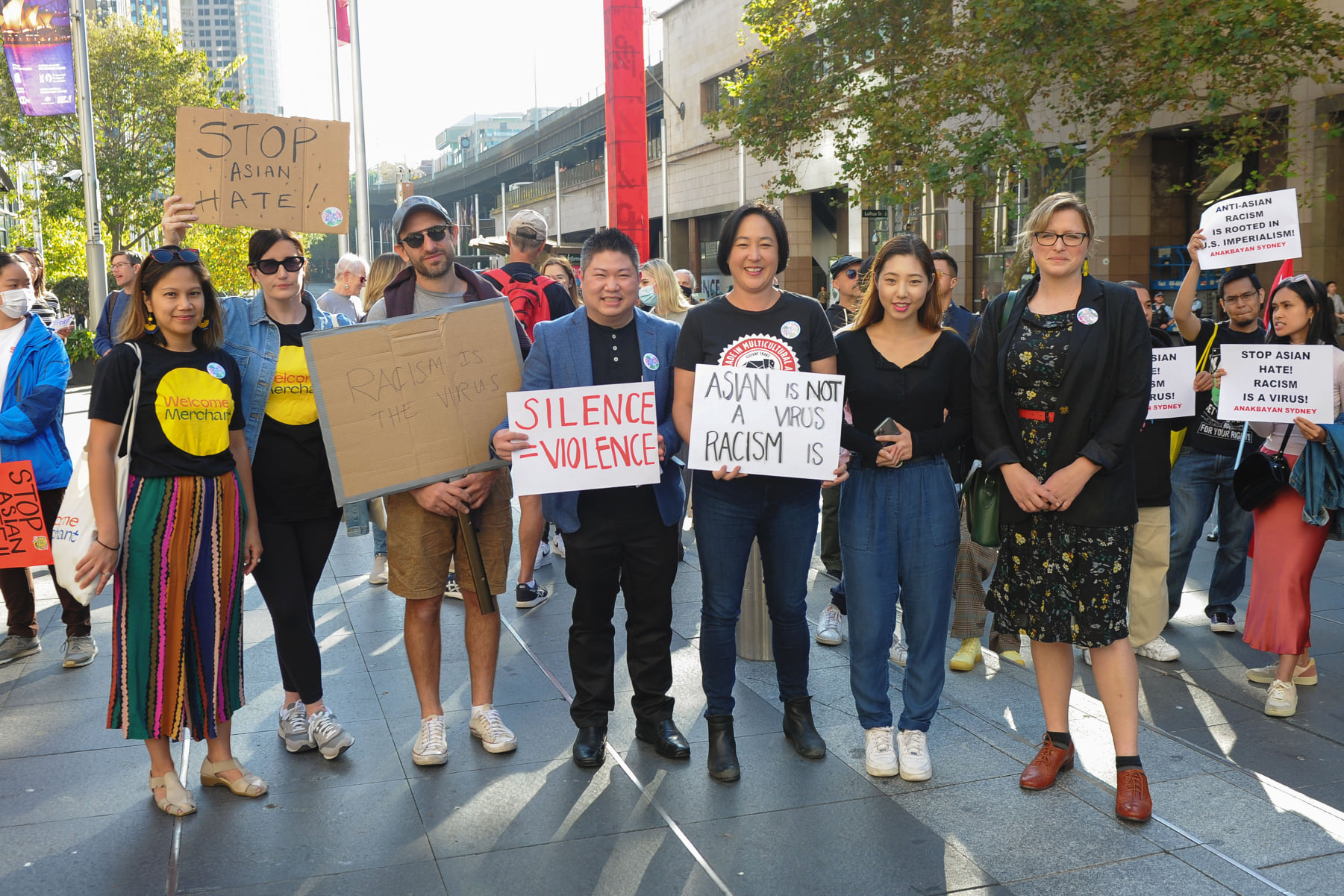 Australia’s First #StopAsianHate Vigil Held In Sydney