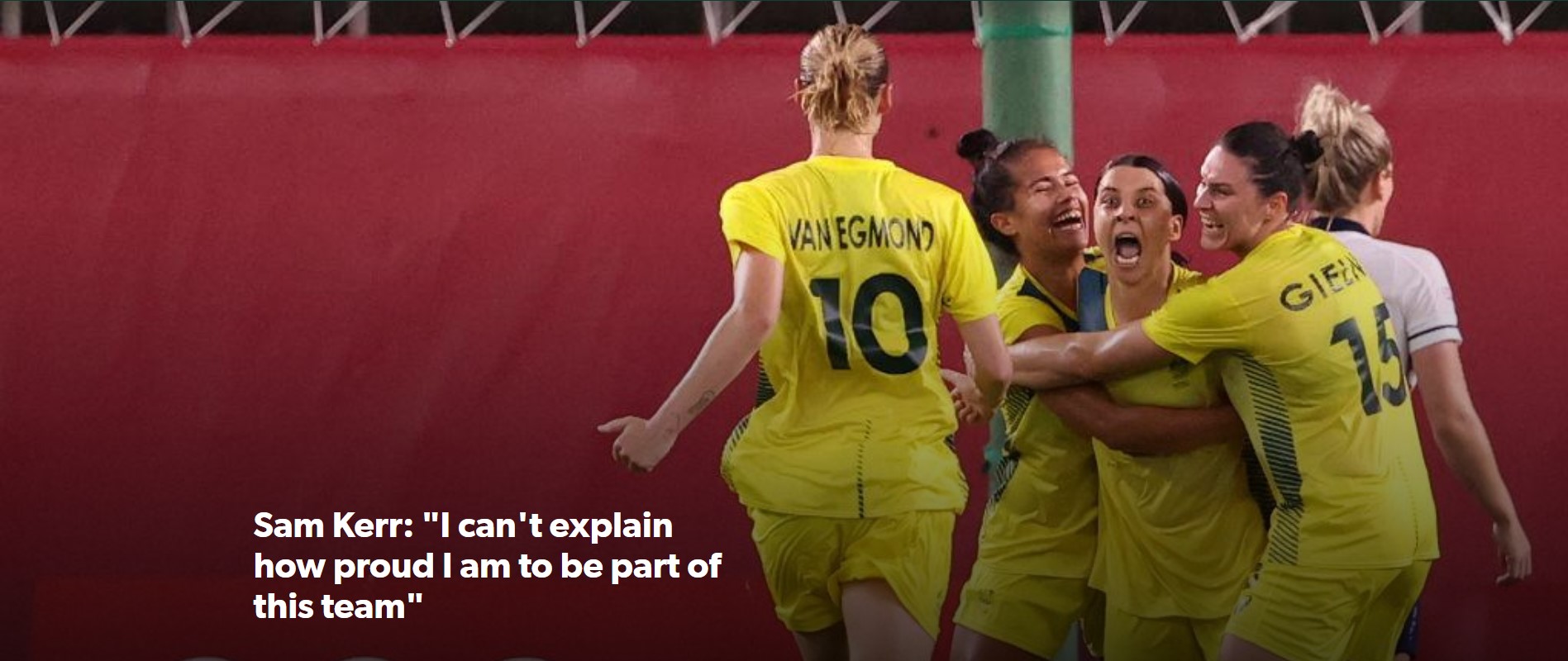 Olympic Soccer: Sam Kerr Kicks 2 Goals Which Leads The Matildas To The Olympic Semi Finals!