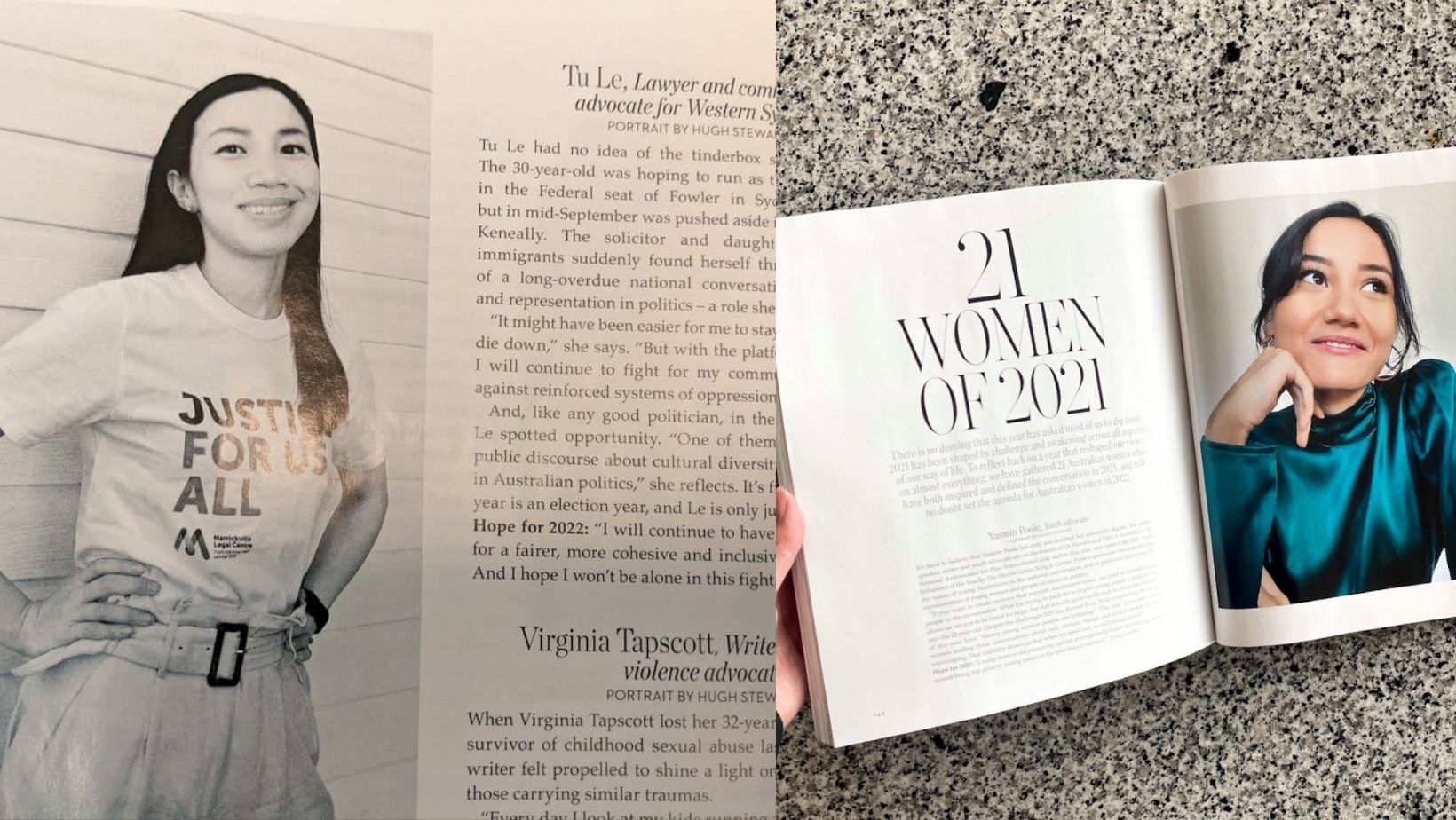 Asian Australian Women Named In Vogue Australia’s “21 Women Of 2021”