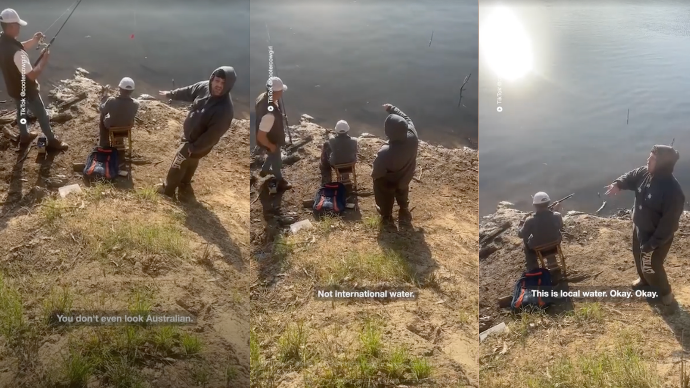 Racist guy tells Asian Aussie peeps fishing that “Chinese people are not allowed to fish in Aussie waters”